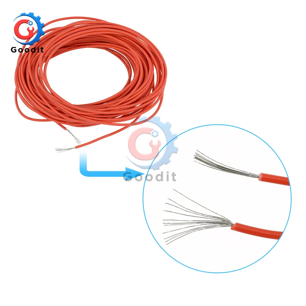 10 м 10 м UL-1007 24AWG Монтажный провод 80C/300 В шнур DIY электрический провод кабель 24 AWG 1,4 наружный диаметр изолированный ПВХ кабель