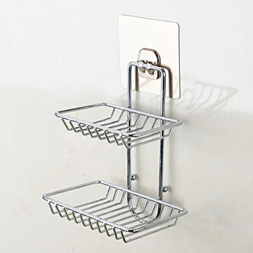 Настенный Быстрый слив прочный стеллаж подвесной нержавеющая сталь без бурения