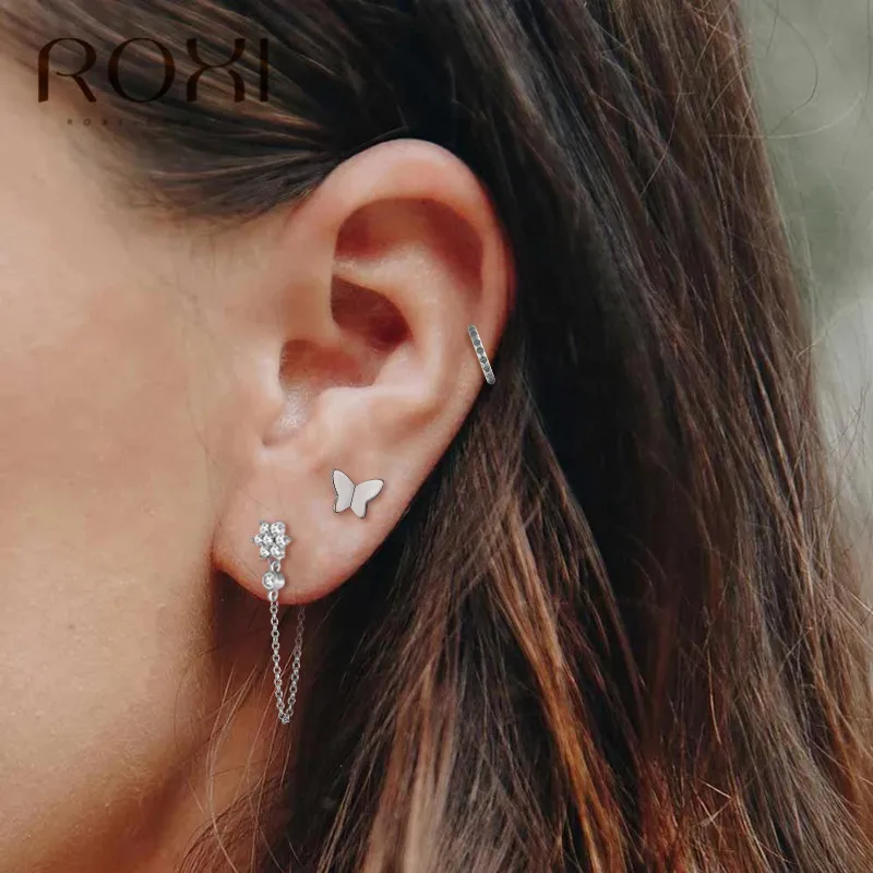 ROXI предотвращает аллергию 925 стерлингового серебра фотосессия для женщин и