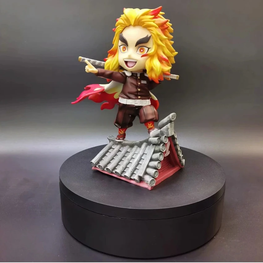 Такерлама 1 шт. 18 см убийца демонов Муген поезд Rengoku Kyoujurou фигурка Kimetsu No Yaiba