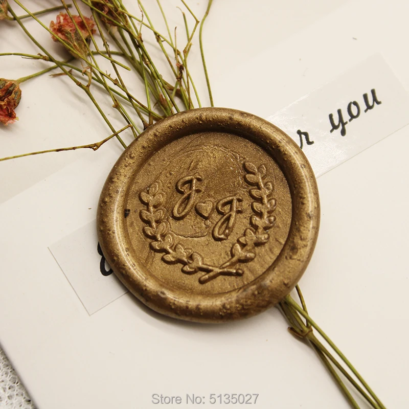 Свадебные приглашения уплотнение воск печать заказ клиента индивидуальные