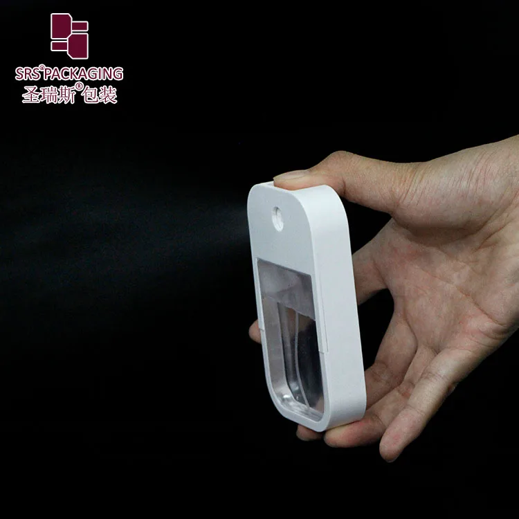 

new design mini plastic card shape perfume spray bottle 45ml pocket size spray bottle for disinfectant