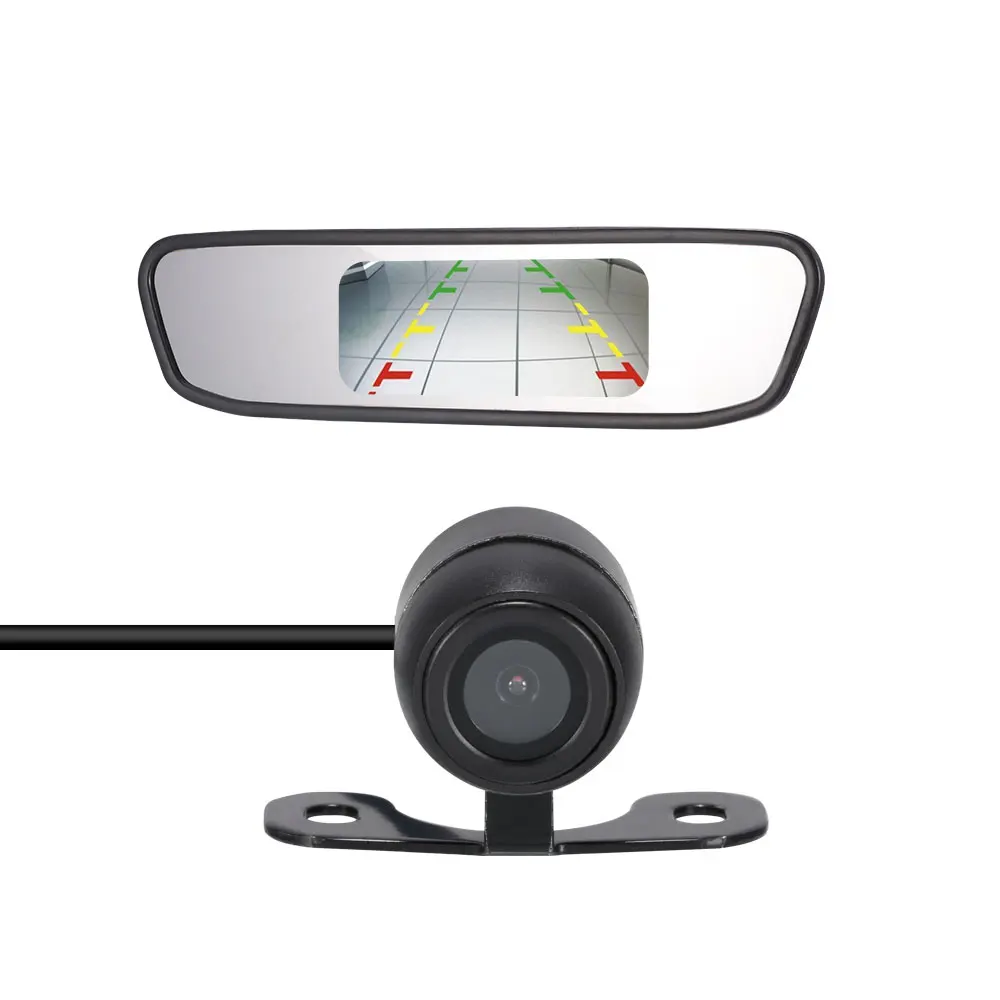170 Degree Car Camera Durable Clear Scale Design Easy Installation Wide Angle Reverse Waterproof Good Filling Lamp System | Автомобили и
