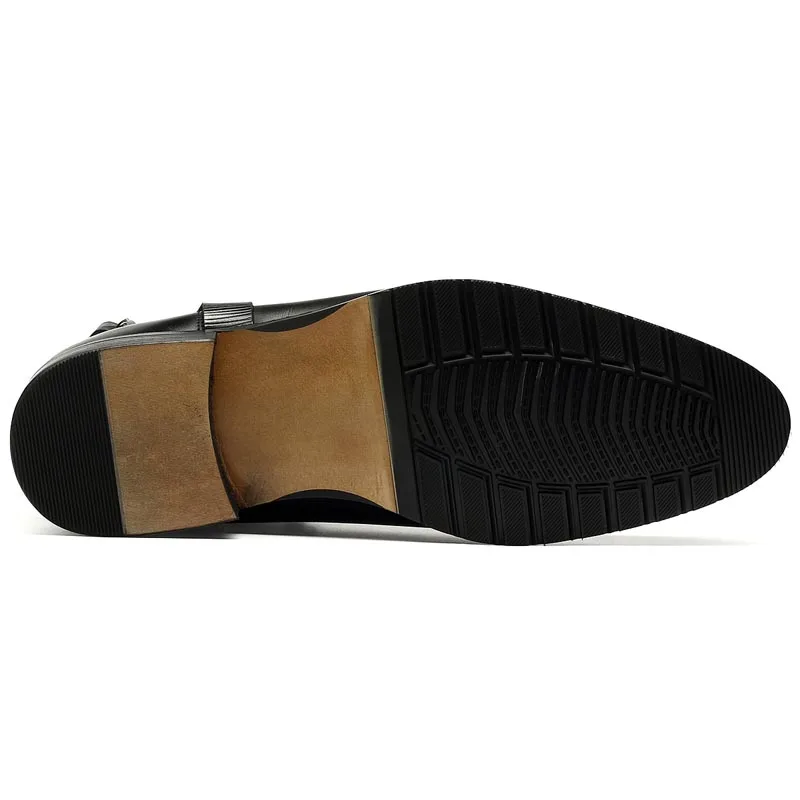 Новинка Лидер продаж Зимняя модная мужская обувь на низком каблуке без шнуровки