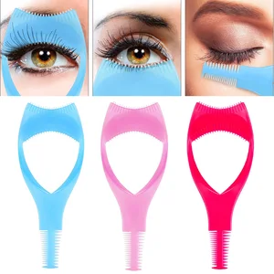 Mascara Shield Guide 3 In 1 Eyelashes Tools Applicator Upper Lower Lash Guard Curve Comb Eyelash Gui in India