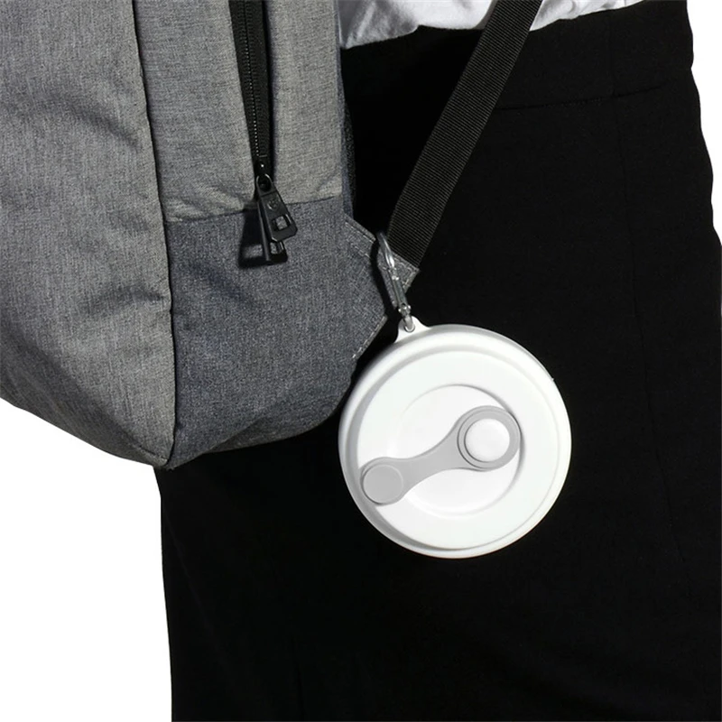 Складная Силиконовая телескопическая кофейная чашка 350 мл 6 цветов складная