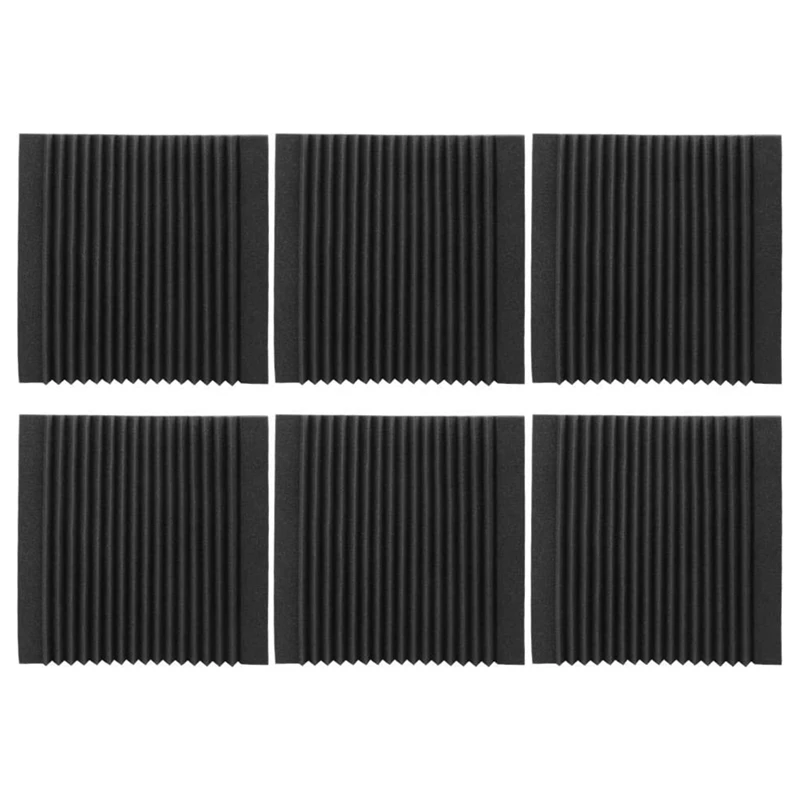 6 шт. акустические панели звукоизоляционная пена акустическая панель для