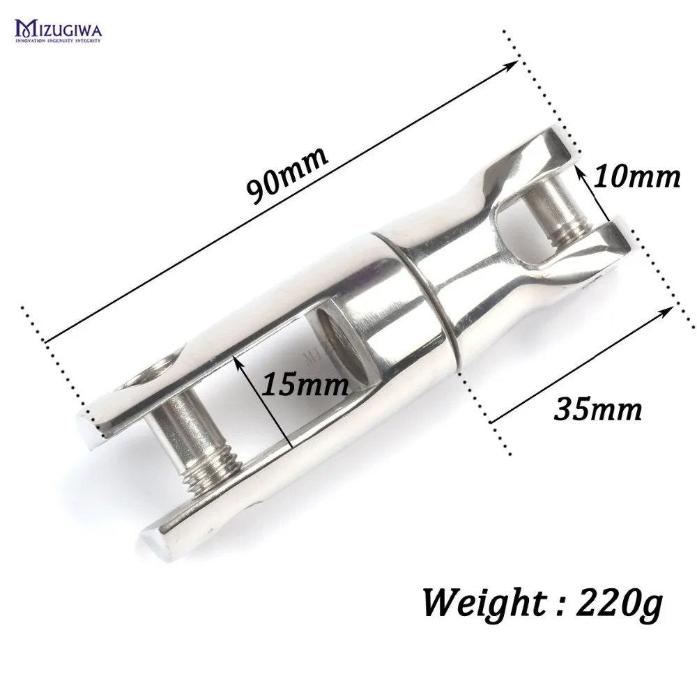 Лодка Якорь поворотный разъем для 1/4 &quot 5/16&quot цепи морской класс 316 нержавеющая