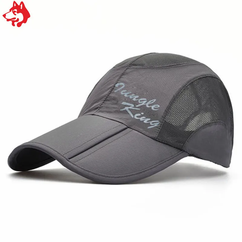 

Jungle King Men and Women Outdoor Hat Sunscreen Hood Breathable Quick-drying Sports Foldable Outdoor Hiking Hat Fishing Cap