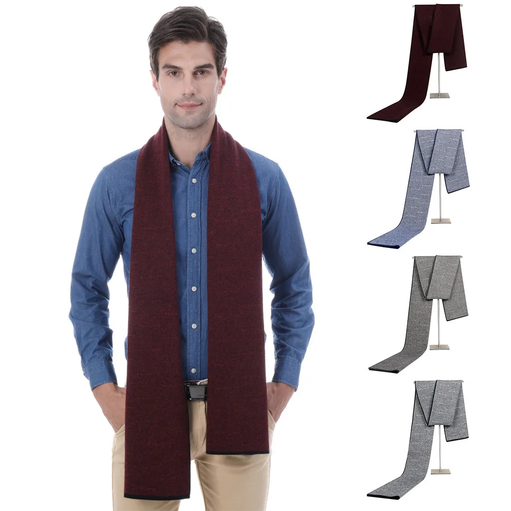 Весна Зима Женский Мужской осенний зимний жакет вязаный шарф среднего возраста