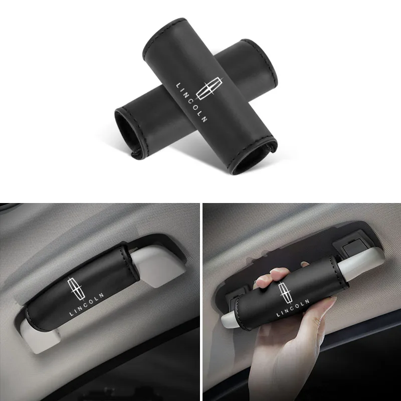 2 шт. защитный чехол на крышу автомобиля кожаный протектор поручней для Lincoln Navigator