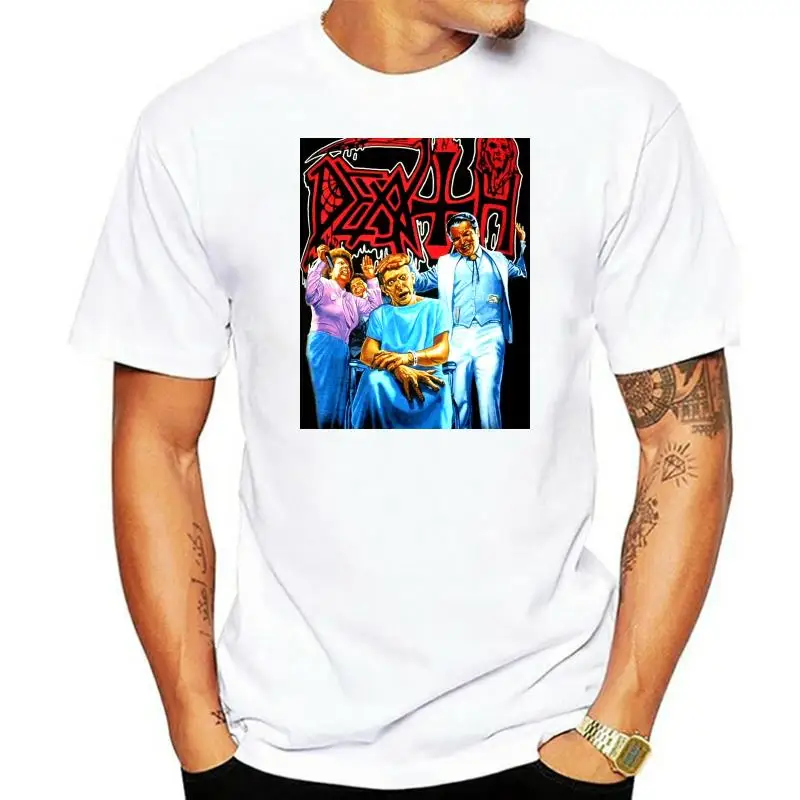 

Death Spiritual Healing Official Band T Shirt Death Metal New M L Xl 2Xl Cotton Men T Shirts Classical Top Tee