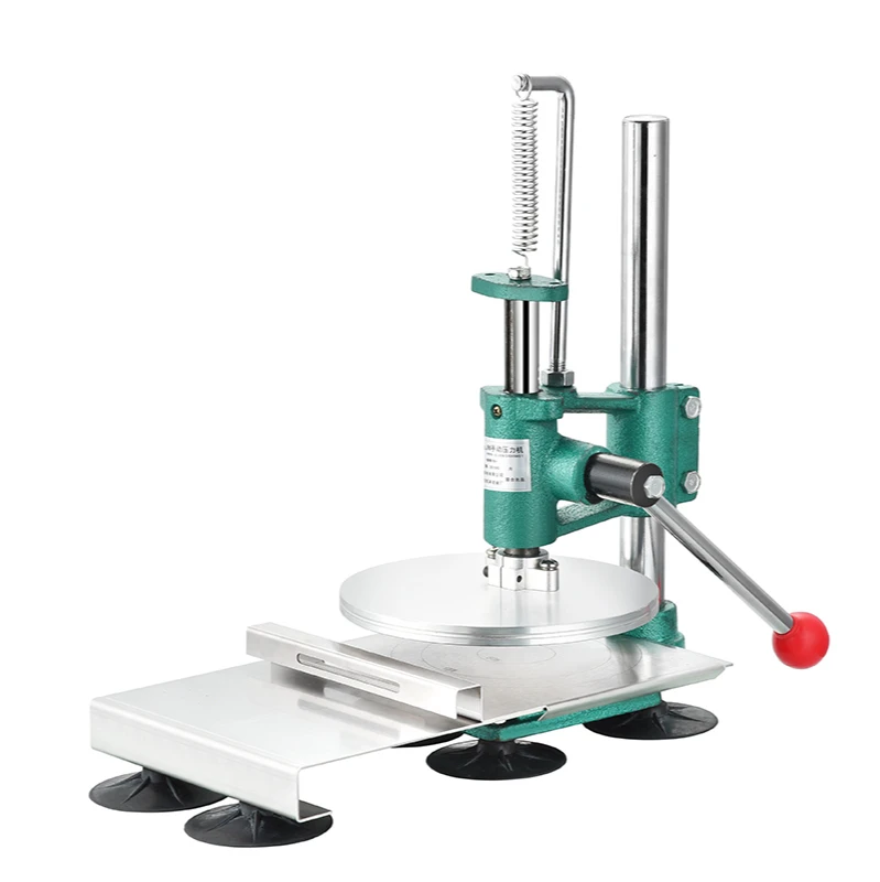 

Manual 20cm pizza dough press machine Pizza Dough Flattening Press Dough Roller Sheeter Chapati pressing machine Pastry Presser