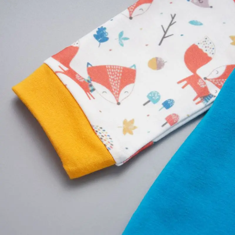 

Baby Clothes Boy Girls Outfits Long Sleeve Cartoon Baby T-shirt Tops Pants Trouser Casual Infant Costume Set For 0-24M