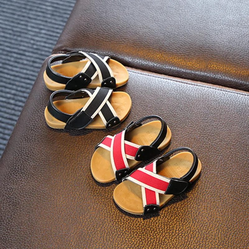 

2021 Summer New Children's Sandal Korean Version Boys and Girls Casual Beach Shoes Non-slip Soft Soles Baby Walking Shoes