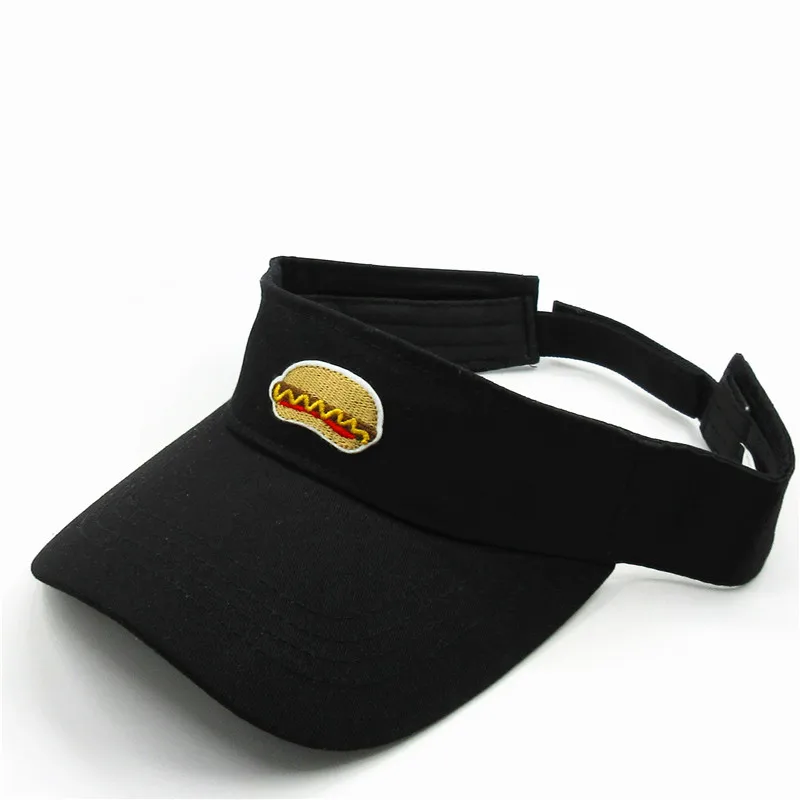 LDSLYJR  Hot dog food  embroidery Visors Baseball Cap Adjustable Snapback cap for men and women 112