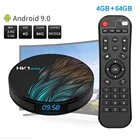 2021 Android 9,0 Смарт ТВ коробка HK1 MAX, 4 ГБ, 64 ГБ, Мини Смарт ТВ коробка 2,4 г5G Wi-Fi RK3318 Quad-Core BT Декодер каналов кабельного телевидения медиаплеер HK1MAX