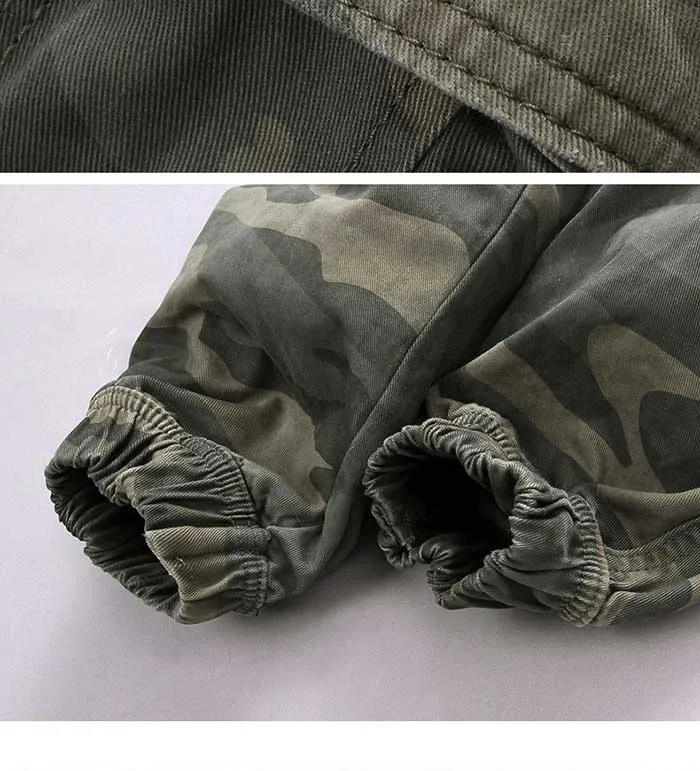 Fashion Camo Joggers Cargo Pants Men Casual Cotton Loose Baggy Harem Pants Military Army Style Outdoor Trousers Man Clothes
