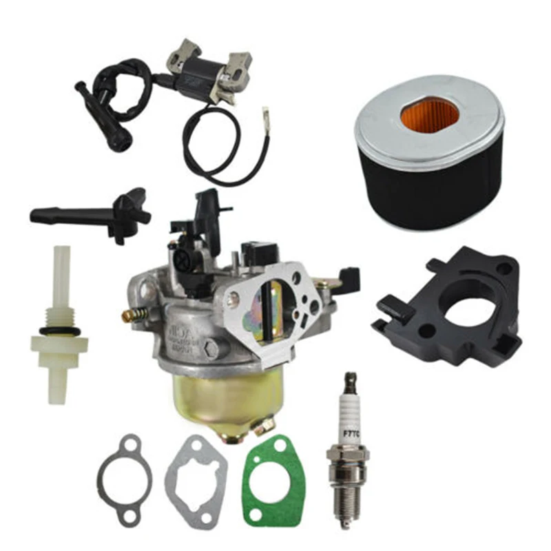 Карбюратор Комплект катушка зажигания + воздушный фильтр для Honda GX390 13HP GX340 11HP