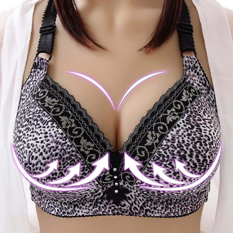 

HEFLASHOR Seamless Deep V Lace Bras For Women Wireless Push Up Bra Thin Comfort Underwear Sexy Lingerie French Style Bralette