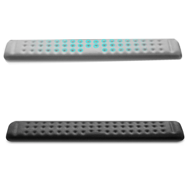 

Memory Foam Hand Wrist Rest Pad Ergonomic Breathable Keyboard Tray (L M S size)