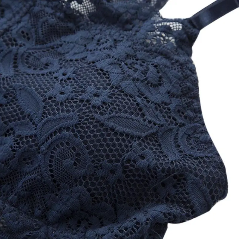 

Beautiful Back Women's Wireless Lace Tube Tops Soft Brassiere Underwear Lingerie New