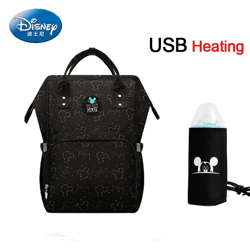 3 Disney Микки детские USB Пеленки сумки рюкзак для мам сумка для путешествий большой емкости мама сумка для ребенка многофункциональная детская коляска сумка - Цвет: 3