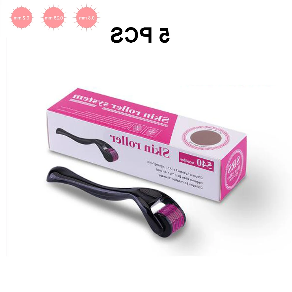 5 шт. Дерма ролик косметический инструмент лицо микроиглы микро DRS 540 Иглы красота