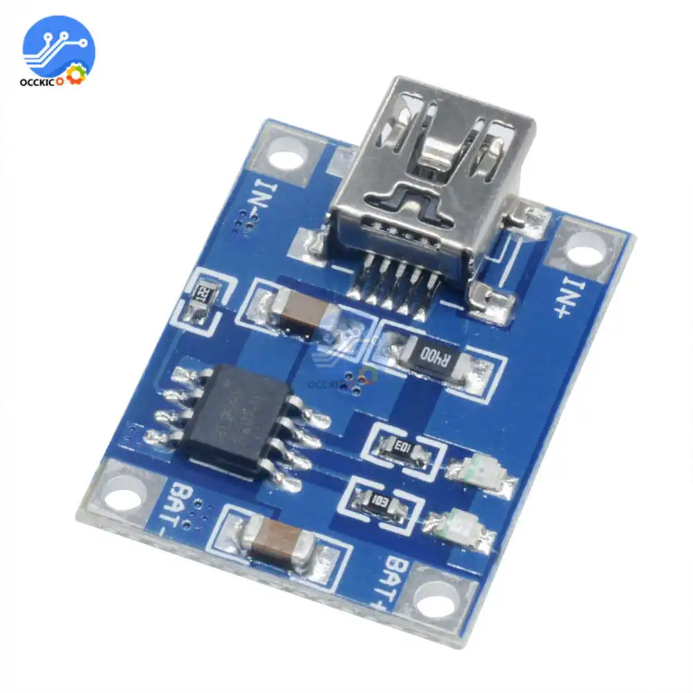 Автоматическая защита! 5 шт./лот TP4056 мини USB 5В 1А 18650 литиевая батарея зарядное