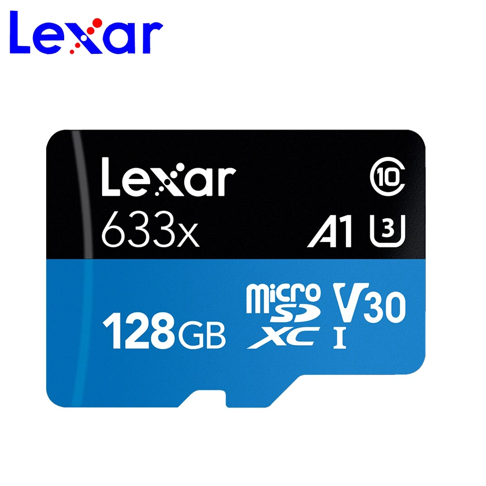 128 ГБ Lexar карта памяти SD 633x95M UHS-I Flash micro sd 512gb 1 ТБ microsd для дрона Gopro Sport camera SDXC Store card 32gb 64gb 128GB - Емкость: 128 ГБ