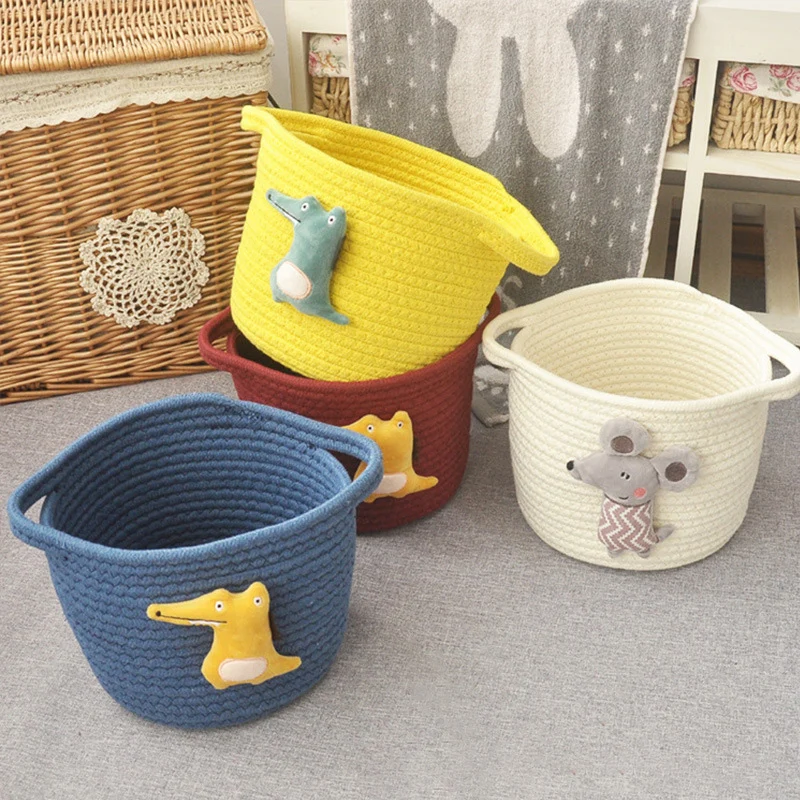 

Desktop Storage Basket StandingToys Cosmetics Storage Bucket Organizer Holder