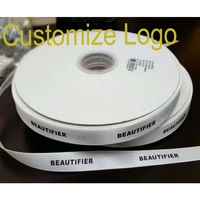 lots of width customized your logo diy satin ribbon polyester belt flat font wedding personalized gift packing sale by roll