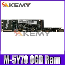 Akemy For Lenovo yoga 3 pro 1370 Laptop Motherboard AIUU2 NM-A321 5B20G97341 SR216 M-5Y70 1.1Ghz CPU 8GB Ram Memory