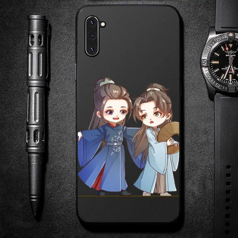 

Word of honor cartoon cute Phone Case For Samsung galaxy S A note 6 7 8 9 10 20 31 40 50 51 71 edge plus 5G mobile bags