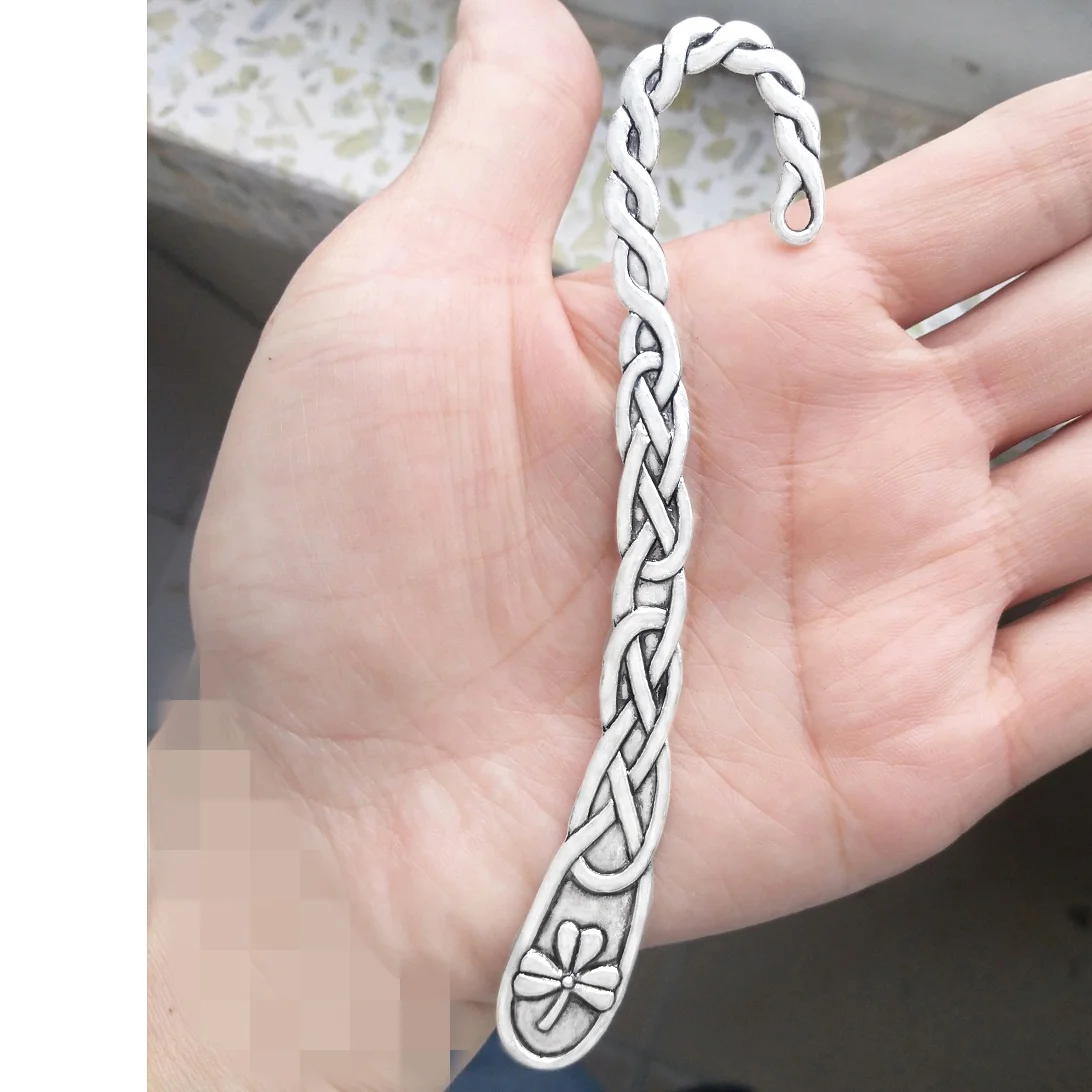 Закладки металлические серебристые 118 мм 5 шт.