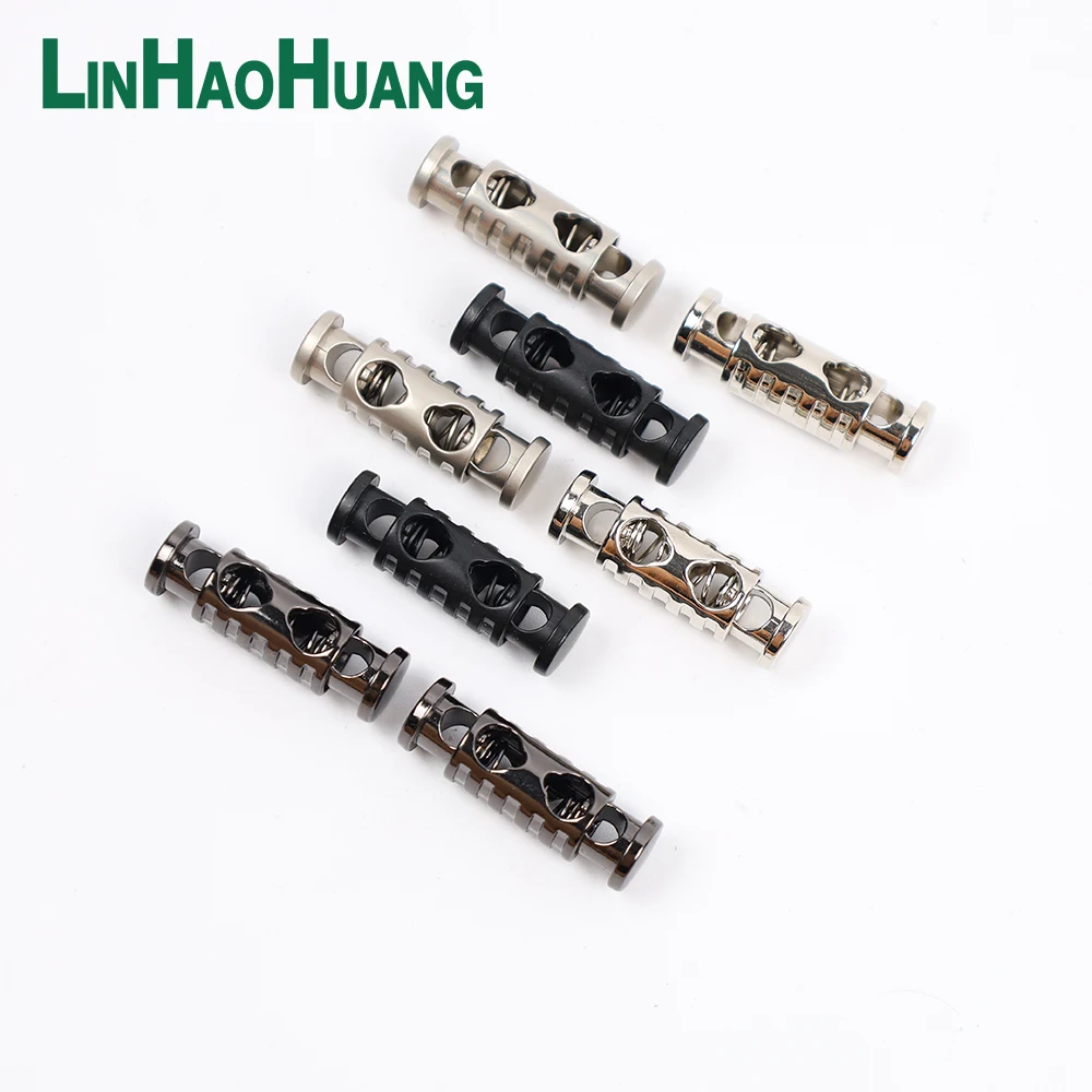 

40 шт., серебристые металлические заглушки для шнура