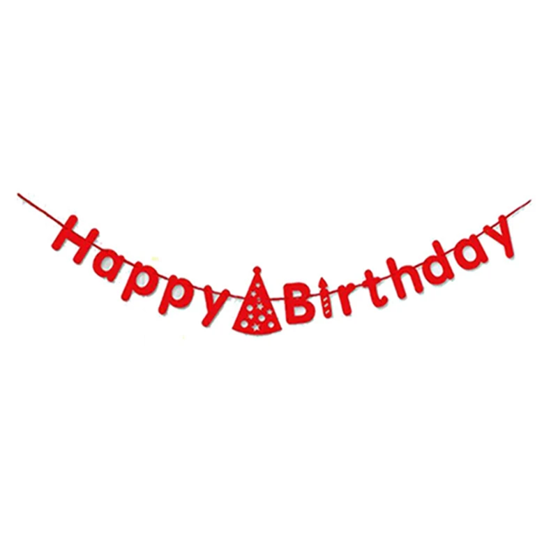 Креативный праздничный баннер с надписью Happy Birthday Висячие Вечерние Декорации