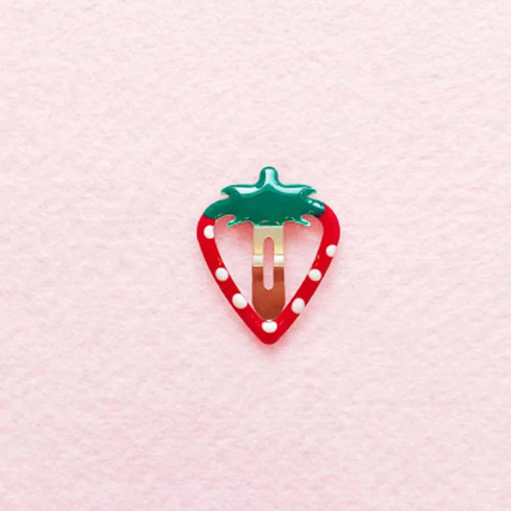 Модные детские заколки из металлического сплава BB для волос блестящие милые