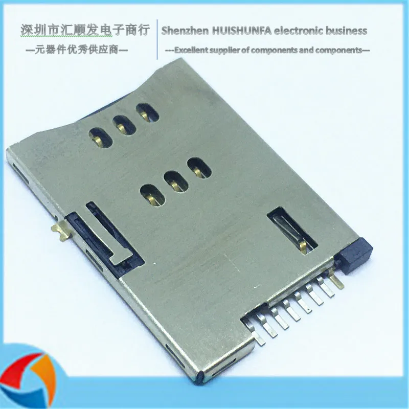 

Считыватель Sim-карт 8P с выключателем Pin-детектора Pin