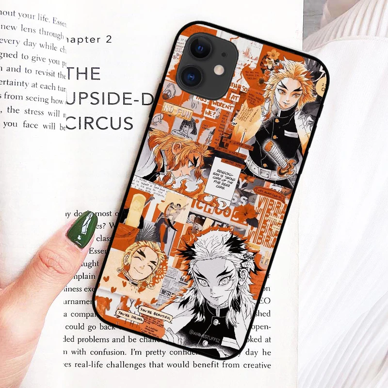 Demon Slayer Kimetsu no Yaiba anime characters soft silicone Phone case cover For iPhones 11 Pro Max SE 6 6s 7 8 Plus X XR XS 5 | Мобильные
