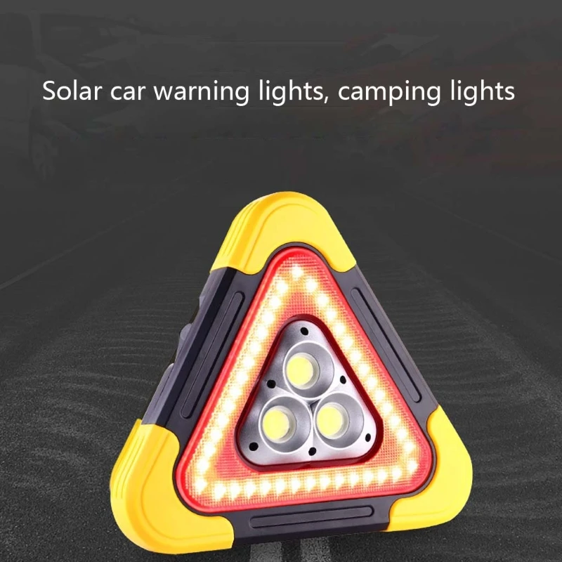 

Multi Function Triangle Warning Sign Car LED Work light Road Safety Emergency Breakdown Alarm lamp ,Flashing light on Wholesalse
