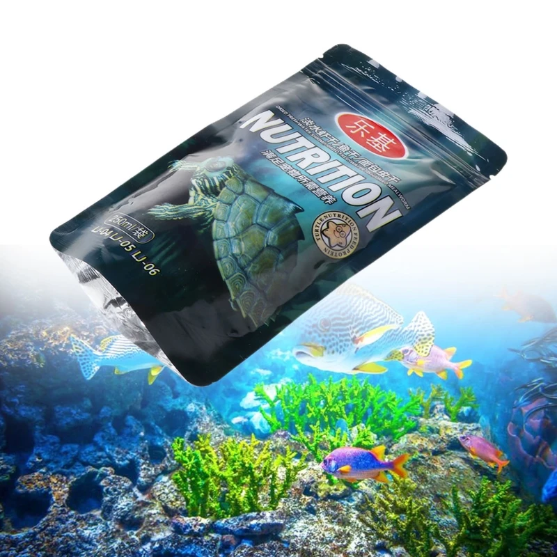 250 ml/bag креветок сухой питательной воды черепаха бразильская черепахи Еда кальций