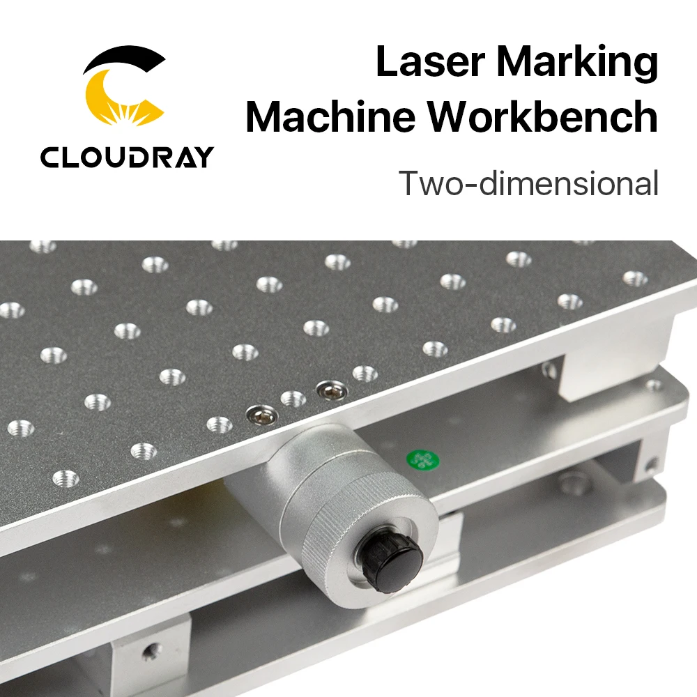 Cloudray 1064nm волоконная лазерная маркировочная машина для гравировки 2 оси передвижной стол портативный чехол для шкафа XY Таблица