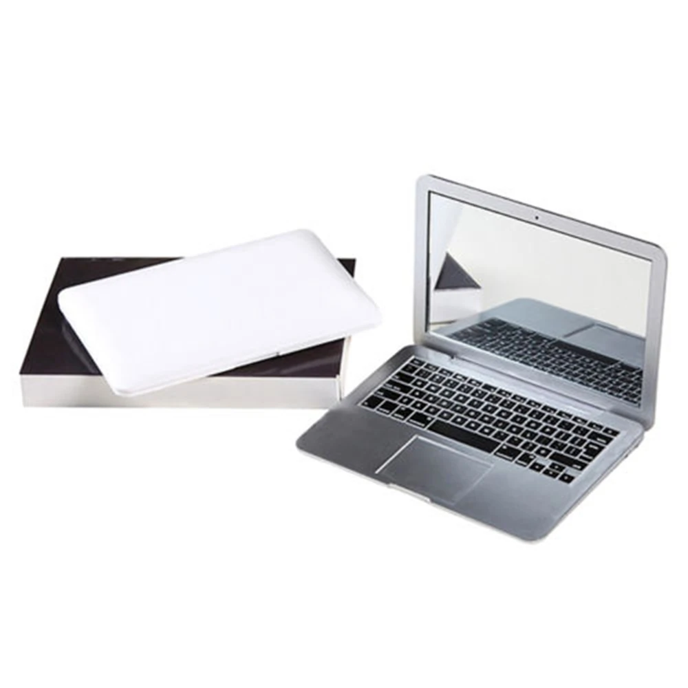 1pc Creative Portable Women Cosmetic Mirror Laptop Notebook Shape Makeup | Красота и здоровье