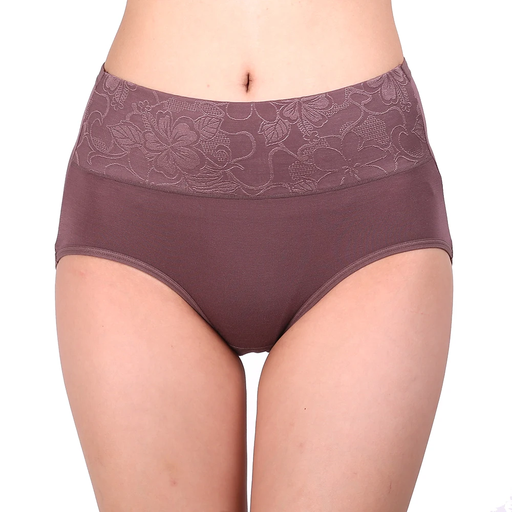 4 шт., Ropa Interior Femenina, Женские Модальные трусы, Трусики с высокой талией, нижнее белье большого размера, дамское нижнее белье