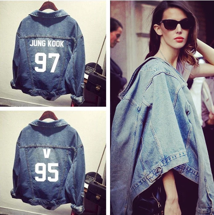 

Джинсовая куртка с дырками в стиле k-pop jimin jungkook, Женская бейсбольная Толстовка с капюшоном k-pop, топы, свитшот, женские худи