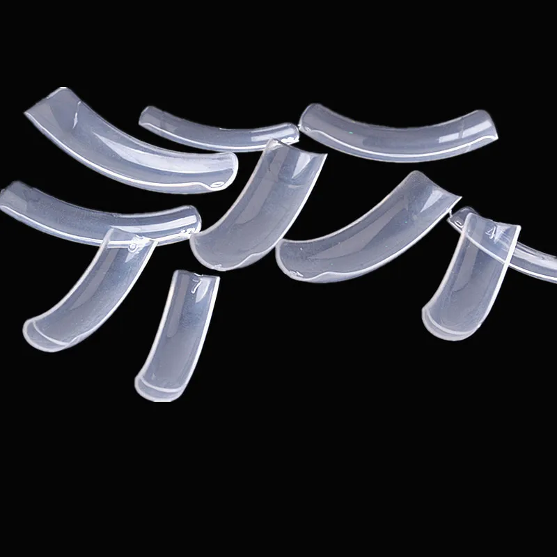 Kalvaro Wholesale Extra Round Long False Nails French DIY Salon Nail White/Clear/Natural Faux Ongles Acrylic Manicure Tips | Красота и