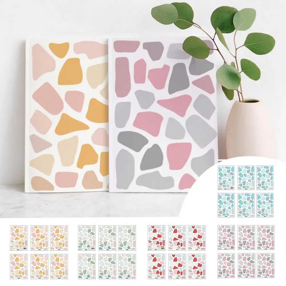 

Terrazzo Wall Stickers 6 Sheet Adhesive Wall Sticker Decals Geometric Terrazzo Wall Stickers Self Adhesive Wallpaper Waterpro