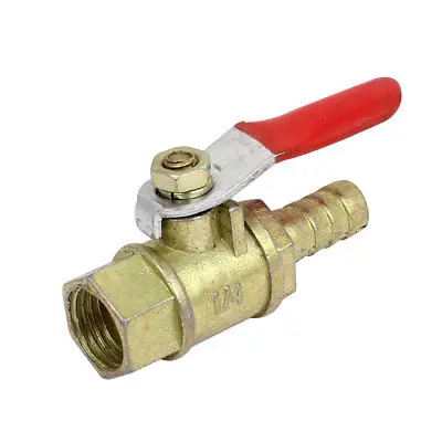 

Соединитель шарового клапана с внутренней резьбой 8 мм, 1/4BSP, пневматический латунный фитинг