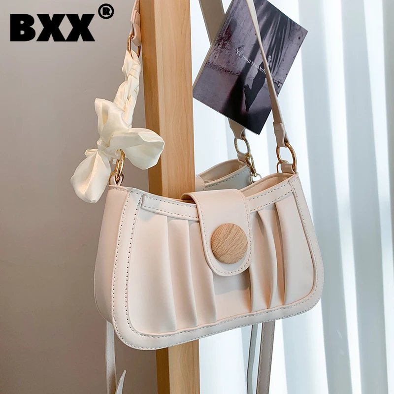 

[BXX] простые ПУ кожаные сумки через плечо для женщин 2021 Осенняя брендовая сумка через плечо сумки трендовая Роскошная сумочка HU690